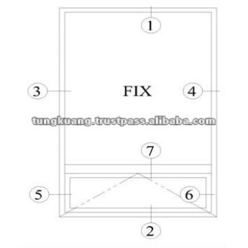 ALUMINIUM POP WINDOWS - TK1039